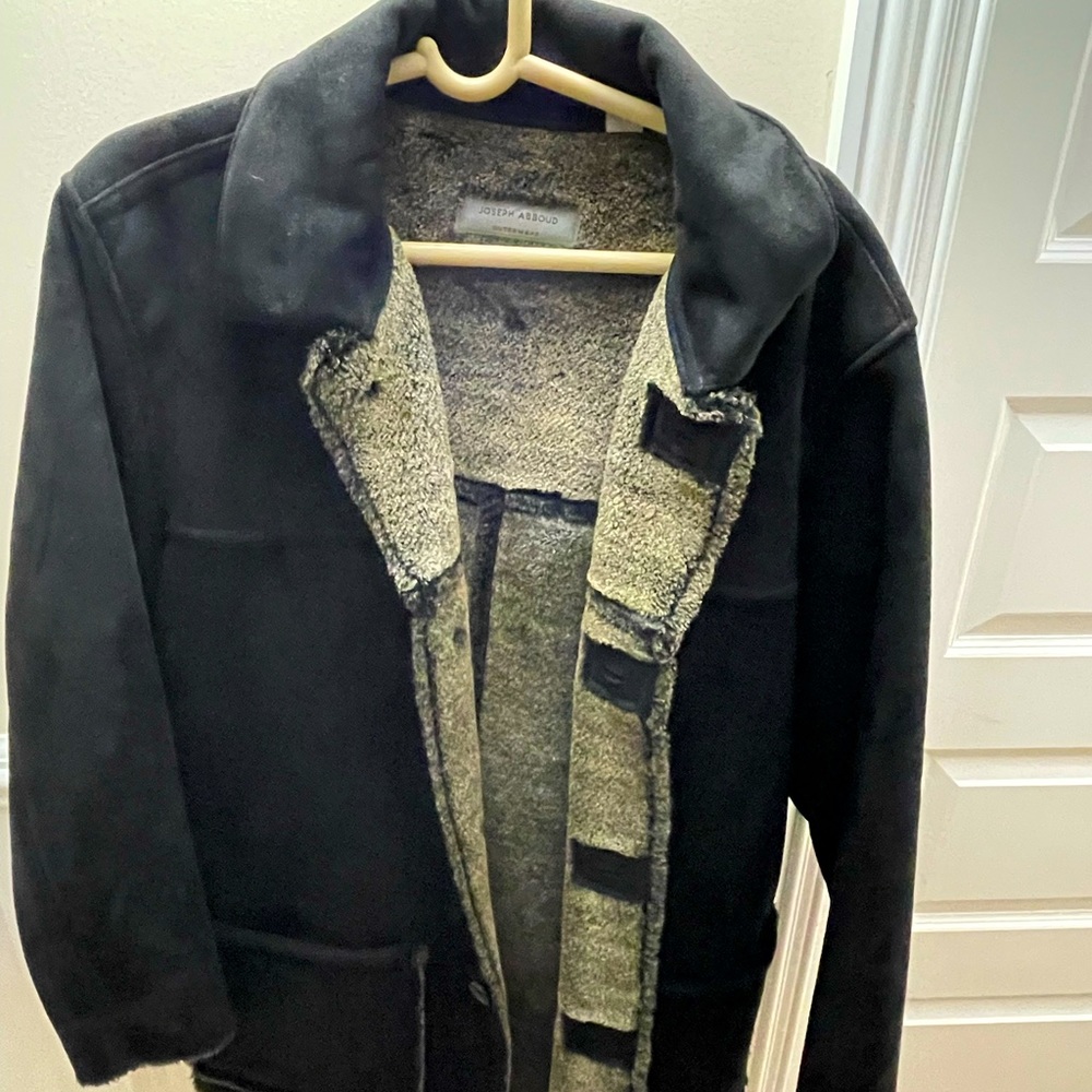 joseph abboud faux suede jacket.